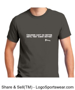 CHILDREN CAN'T DO BETTER UNTIL THEY KNOW BETTER. JUDGE AUNTIE Design Zoom